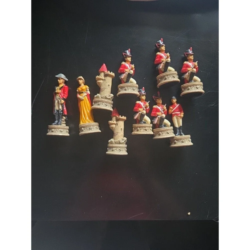 The Chessman Napoleon REPLACEMENT Chess Pieces W.U. 2000 Lot Of 10